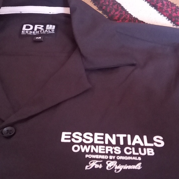 P**NWT men's Dr Essentials shirt, black sz M msrp$58 - Picture 4 of 7
